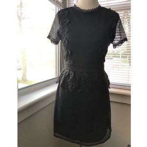 NWT Black Boohoo Lace Dress Size 6 ✨
